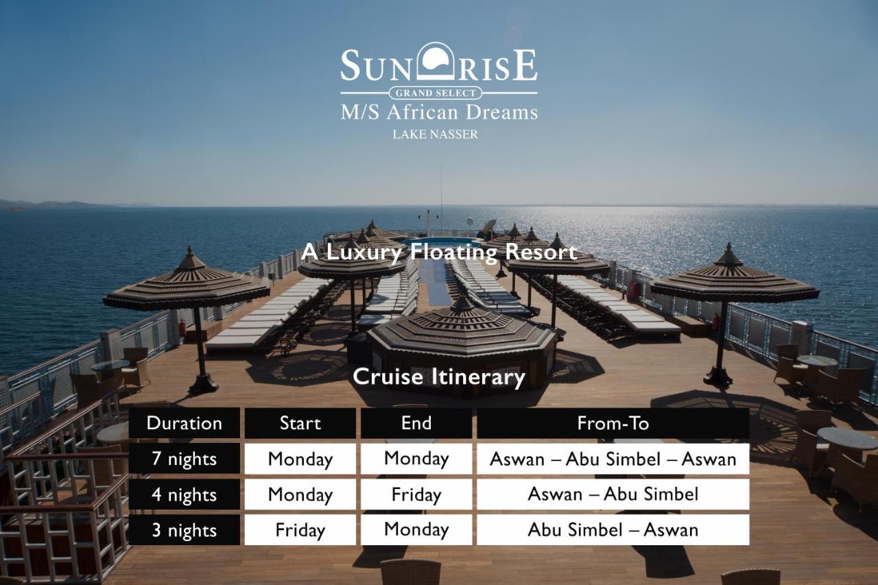 Sunrise African Dreams Cruise -Grand Select- Aswan Bagian luar foto